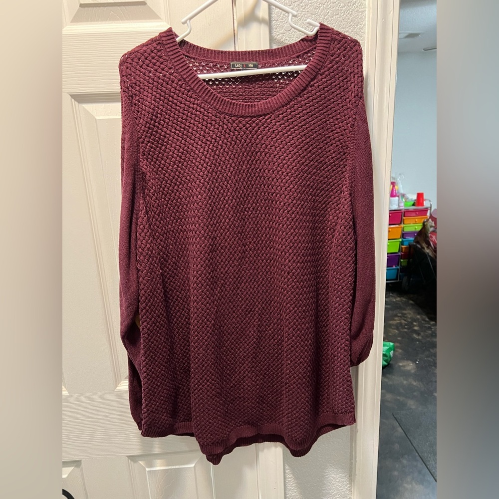 Letty & me sweater 3x
